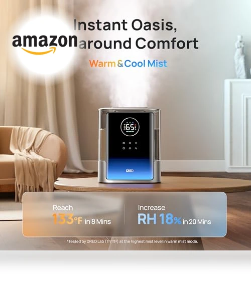 Smart Humidifiers for Bedroom — Air Moisturizers, Dreo