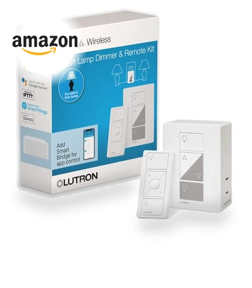 Smart Lamp Dimmer 3-Way Kit with Pico Remote — LED, Lutron