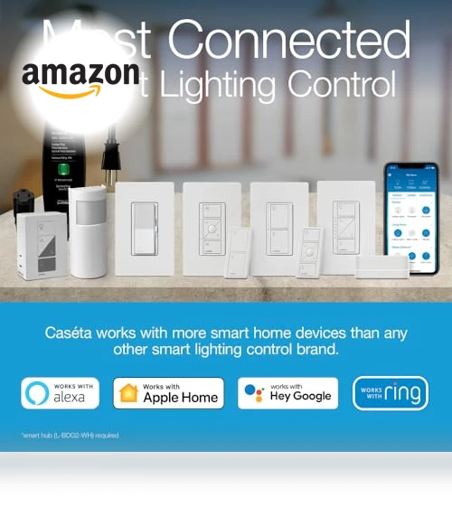 Smart Lamp Dimmer 3-Way Kit with Pico Remote — LED, Lutron