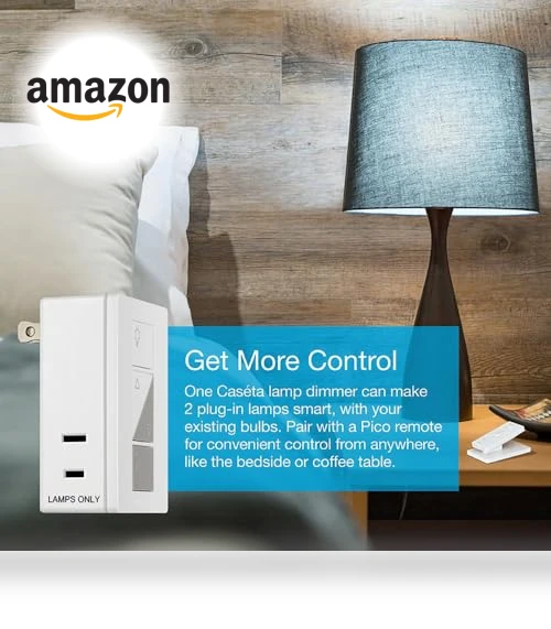 Smart Lamp Dimmer 3-Way Kit with Pico Remote — LED, Lutron