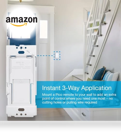 Smart Lamp Dimmer 3-Way Kit with Pico Remote — LED, Lutron
