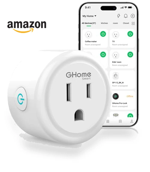 Smart Plug — Smart Home Hubs & Controllers, GHome Smart