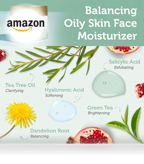 Tea Tree Cream Face Moisturizer for Oily Skin — Beauty & Personal Care, Era Organics