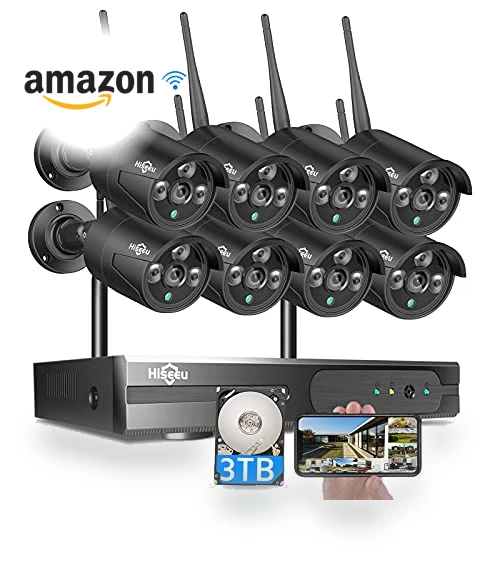 Wireless Security Camera Outdoor Kit — Outdoor Security Cameras, Hiseeu