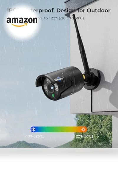 Wireless Security Camera Outdoor Kit — Outdoor Security Cameras, Hiseeu