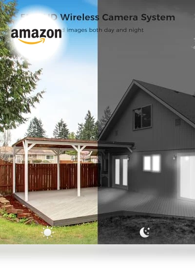 Wireless Security Camera Outdoor Kit — Outdoor Security Cameras, Hiseeu