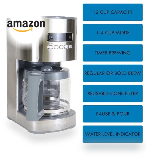 12 cup Drip Coffee Machine — Electric Coffee Brewers, Kenmore