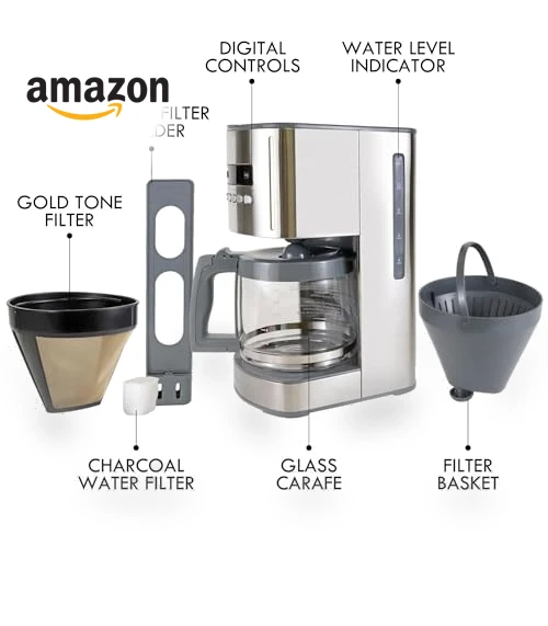 12 cup Drip Coffee Machine — Electric Coffee Brewers, Kenmore
