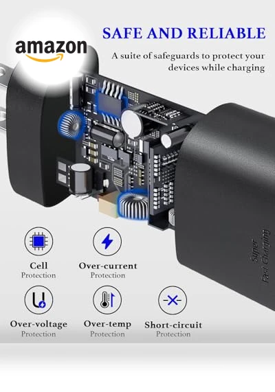 25W Type C Fast Charger with 10ft Cable — Cables, Shenzhen Yijiapin Trading Co., Ltd.