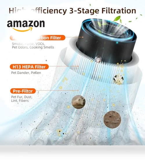 Air Purifier for Home Large Room — HEPA Air Purifiers, AMEIFU