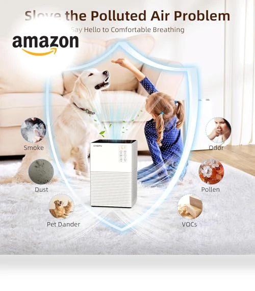 Air Purifier for Home Large Room — HEPA Air Purifiers, AMEIFU