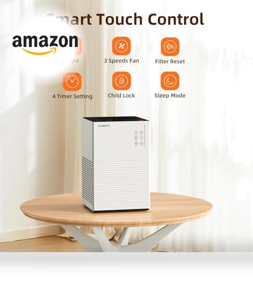 Air Purifier for Home Large Room — HEPA Air Purifiers, AMEIFU