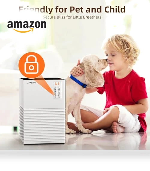 Air Purifier for Home Large Room — HEPA Air Purifiers, AMEIFU