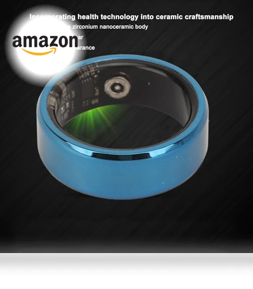Ceramic Smart Ring Health Sleep Monitoring Step Counter Remote Camera — Smart Rings, ciciglow