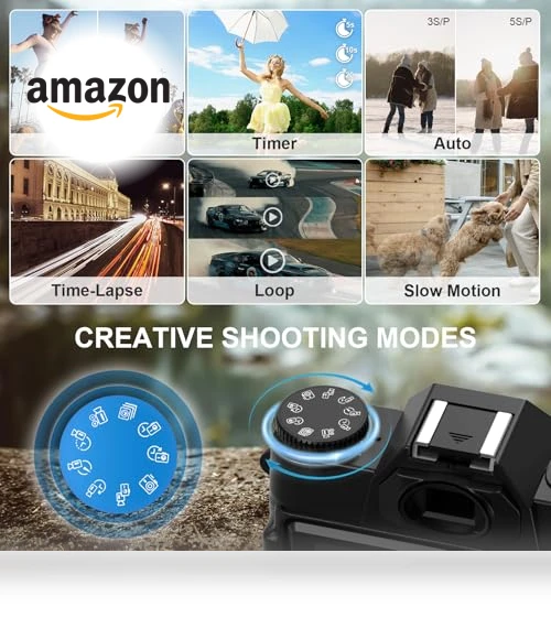 Digital Camera for Photography and Vlogging — Mirrorless Cameras, Yatao