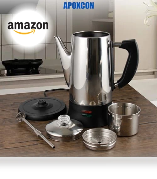 Electric Coffee Percolator — Electric Coffee Brewers, APOXCON
