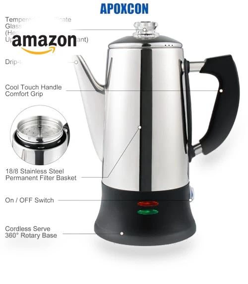 Electric Coffee Percolator — Electric Coffee Brewers, APOXCON