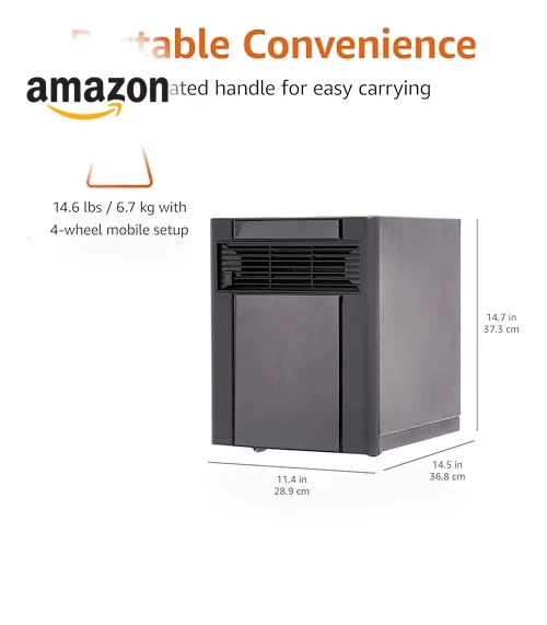 Portable Space Heater — Portable Heating Solutions, Amazon Basics