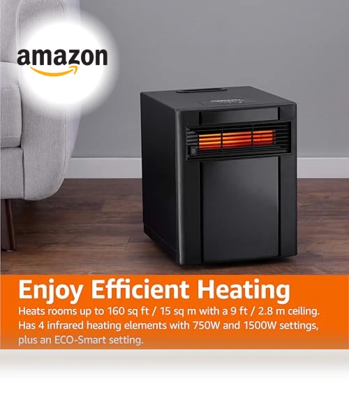 Portable Space Heater — Portable Heating Solutions, Amazon Basics