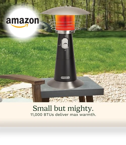 Portable Tabletop Patio Heater — Patio Heaters, Cuisinart