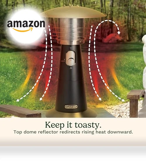 Portable Tabletop Patio Heater — Patio Heaters, Cuisinart