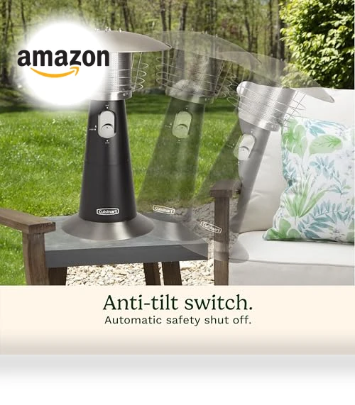 Portable Tabletop Patio Heater — Patio Heaters, Cuisinart