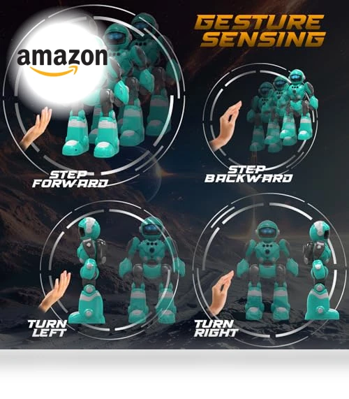 Programmable Remote Control Robot with Magic Record Voice Function — Interactive Figures & Robots, STEMTRON