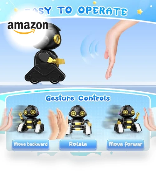 RC Robot with Gesture Sensing & LED Eyes — Interactive Figures & Robots, Shantou Globalwin Intelligent Technology Co.,Ltd.