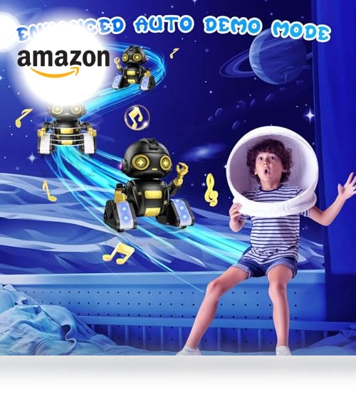 RC Robot with Gesture Sensing & LED Eyes — Interactive Figures & Robots, Shantou Globalwin Intelligent Technology Co.,Ltd.