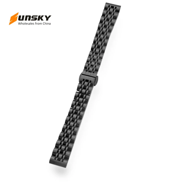 Seven-beads 14mm Stainless Steel Watch Band — Girls' Watch Straps, Garmin