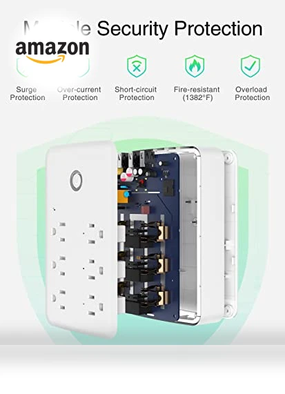 Smart Plug Outlet Extender with USB Wall Charger — Power Guardians, GHome Smart