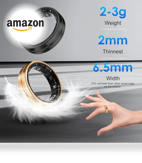 Smart Ring Fitness Tracker — Smartwatches, Dkeof