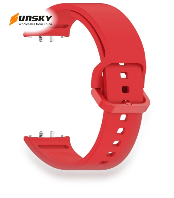 Solid Color Colorful Buckle Silicone Watch Band — Girls' Watch Straps, Samsung
