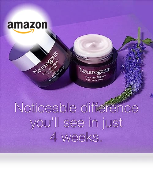 Triple Age Repair Face Moisturizer with SPF 25 — Facial Hydration, Neutrogena