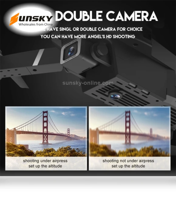4K Double HD Camera Mini Foldable RC Quadcopter Drone — Drones