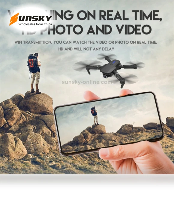 4K Double HD Camera Mini Foldable RC Quadcopter Drone — Drones