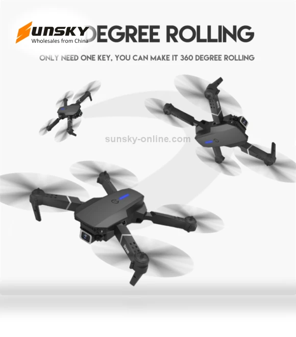 4K Double HD Camera Mini Foldable RC Quadcopter Drone — Drones