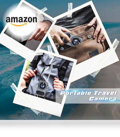 4K UHD Digital Camera with Autofocus and Anti-Shake — Compact Digital Cameras, TAOQQI