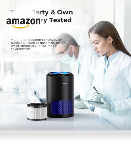 Air Purifier for Bedroom and Home — HEPA Air Purifiers, AROEVE