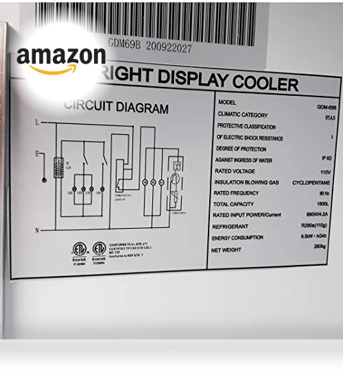 Commercial Refrigerator Glass 3-door Swing Merchandiser Beverage Display Cooler — Drink Coolers, cooler depot