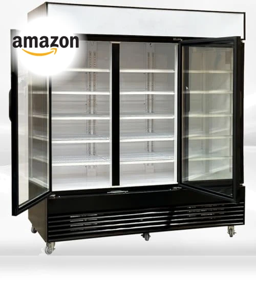 Commercial Refrigerator Glass 3-door Swing Merchandiser Beverage Display Cooler — Drink Coolers, cooler depot