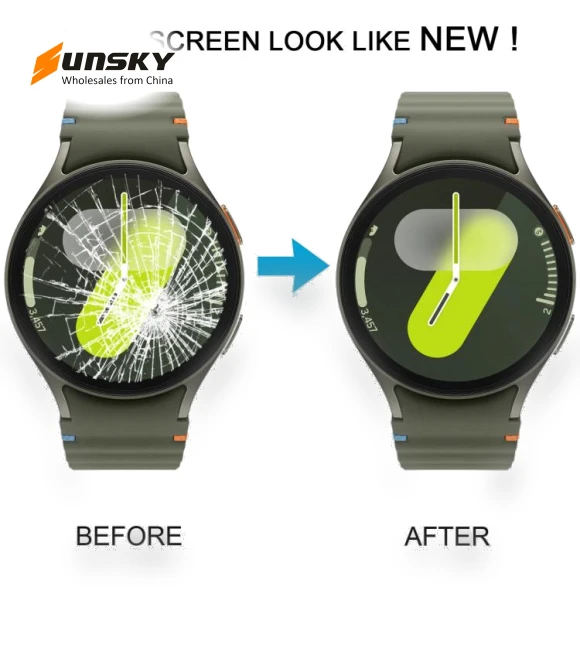 Front Screen Outer Glass Lens — Smartwatch Screen Shields, Samsung
