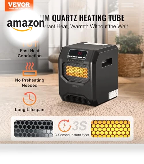 Infrared Heater — Portable Heating Solutions, VEVOR