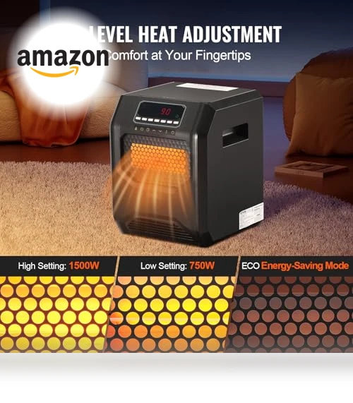 Infrared Heater — Portable Heating Solutions, VEVOR