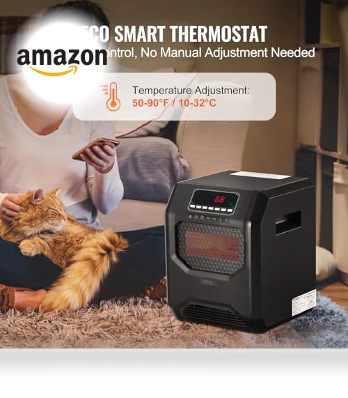 Infrared Heater — Portable Heating Solutions, VEVOR