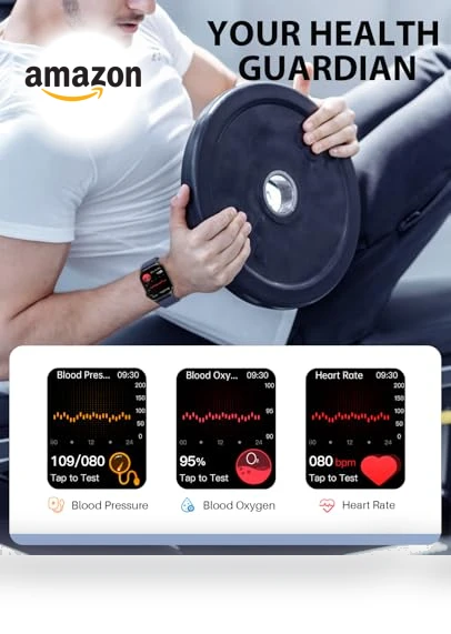Infrared True Blood Oxygen Monitor Smart Watch — Smartwatches, SOUYIE