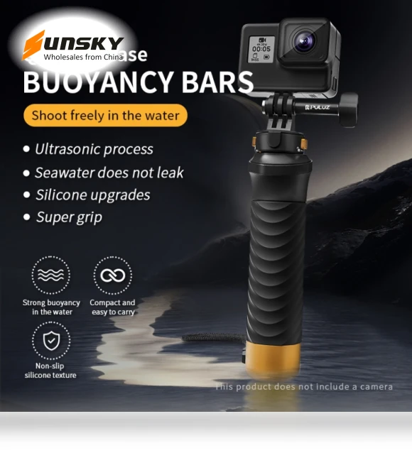 Quick Release Floating Handle Hand Grip — Action Cameras, PULUZ