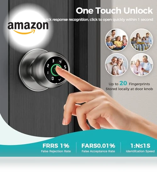 Smart Door Knob Lock — Electromagnetic Security Locks, HEI LIANG