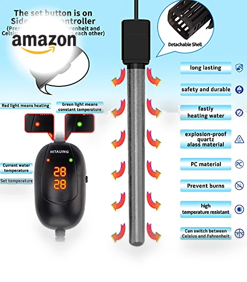 Submersible Aquarium Heater — Heaters & Chillers, HiTauing