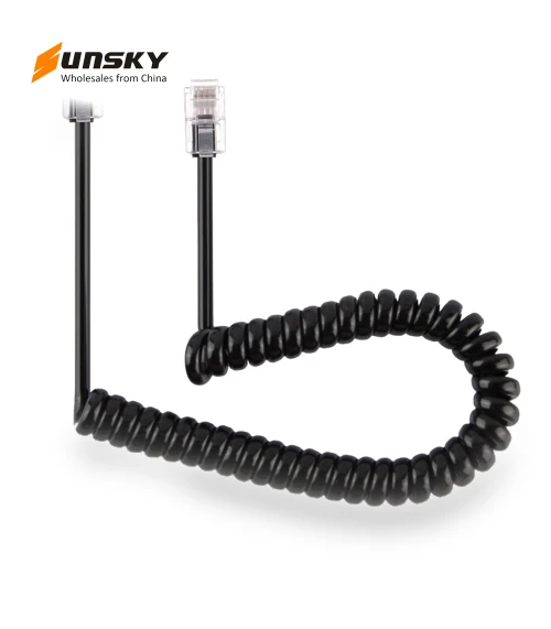 Telephone Extension Coil Cable Cord — Telephone Cords